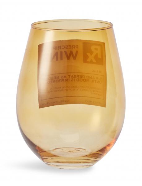 Rx Prescription 30oz Stemless Wine Glass picture