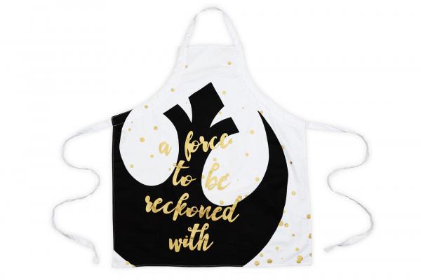 Star Wars "Force To Be Reckoned With" White Kitchen Apron