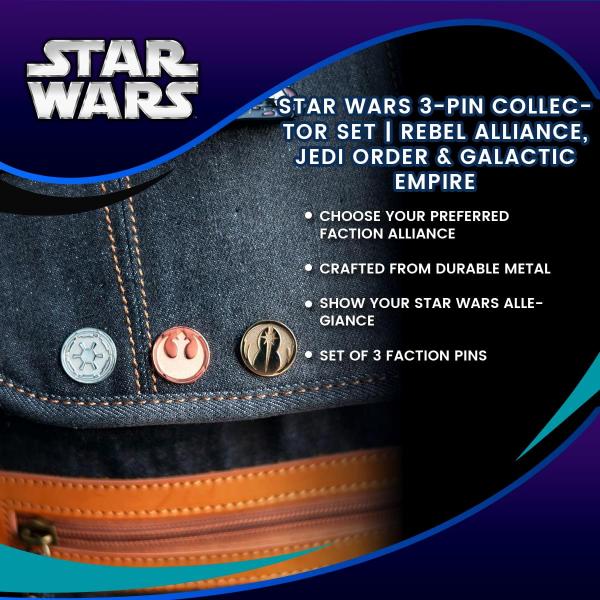 Pin Pack: Alliance, Jedi Order & Empire (Solid) picture