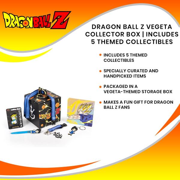 Dragon Ball Z Vegeta Collectors Box | 5 Themed Collectibles picture