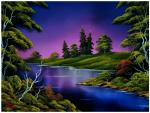 Bob Ross Blue River 1000 Piece Jigsaw Puzzle