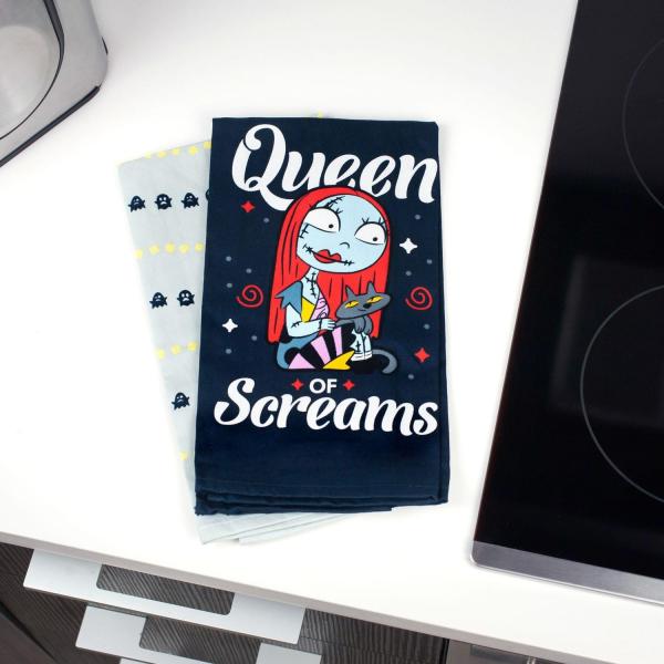 Nightmare Before Christmas Sally 2pk Dish Towel Set picture