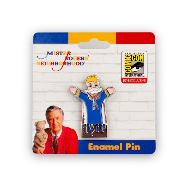 Mister Rogers King Friday TGIF Exclusive Enamel Pin picture