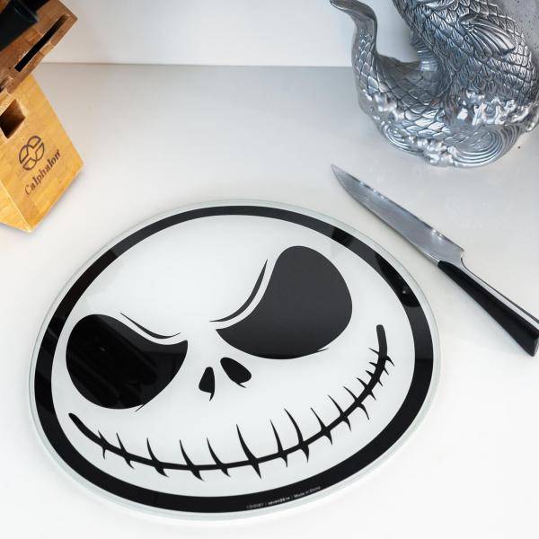 Nightmare Before Christmas Jack Glass Cutting Board picture