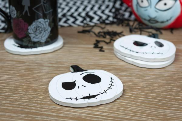 Nightmare Before Christmas Pumpkin Jack Coasters | Set of 4 picture