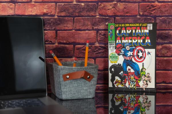 Marvel Comic Cover Canvas Wall Art | Captain America #100 picture