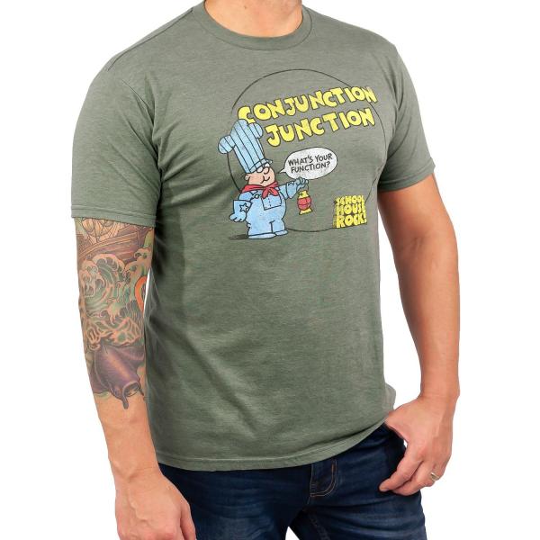 Schoolhouse Rock! Conjunction Junction Men's T-Shirt - L picture