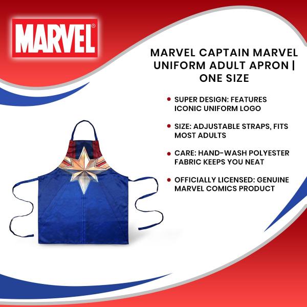 Marvel Captain Marvel Uniform Adult Apron | One Size picture