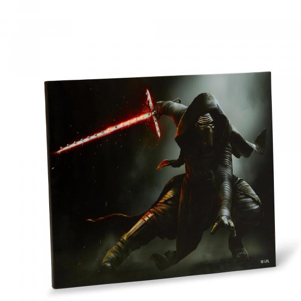 Start Wars 23.9"x19.9" Illuminated Canvas Wall Art: Kylo Ren picture