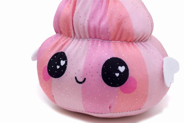 Glitter Galaxy 6" Pink Poop Collectible Plush picture