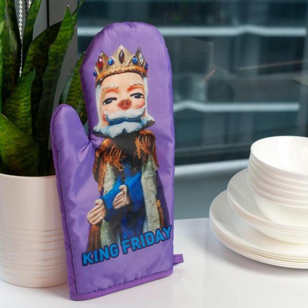 Mister Rogers Neighborhood King Friday Oven Mitt picture