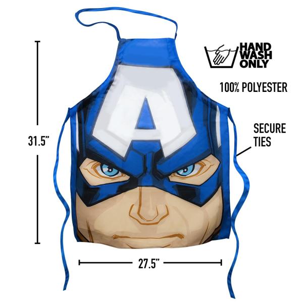 Marvel I Am Captain America Adult Kitchen Apron picture