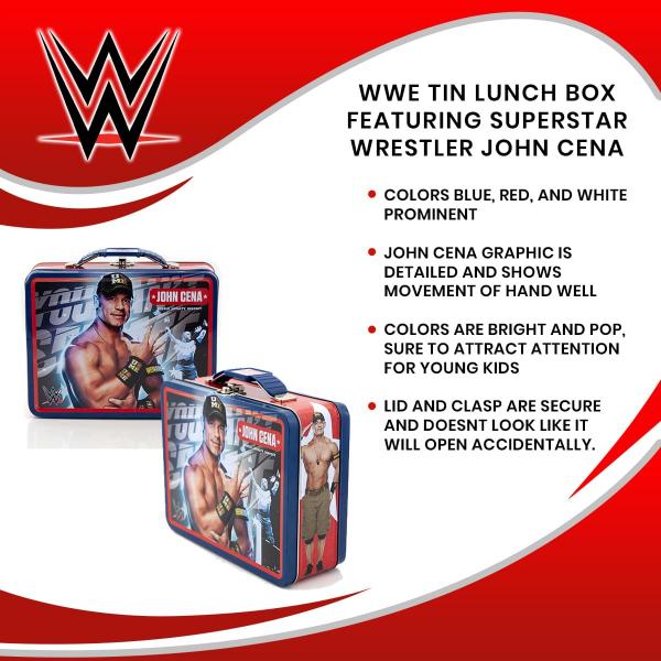 WWE John Cena Tin Lunch Box picture