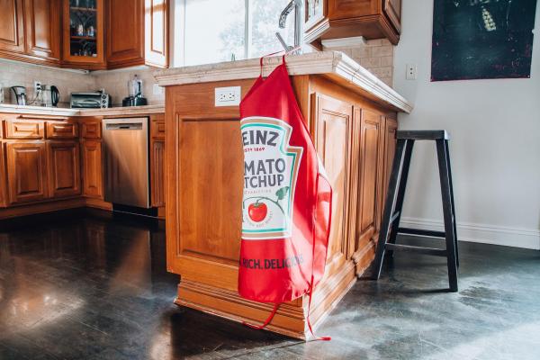 Heinz Tomato Ketchup Cooking Apron | One Size Fits Most Adults picture