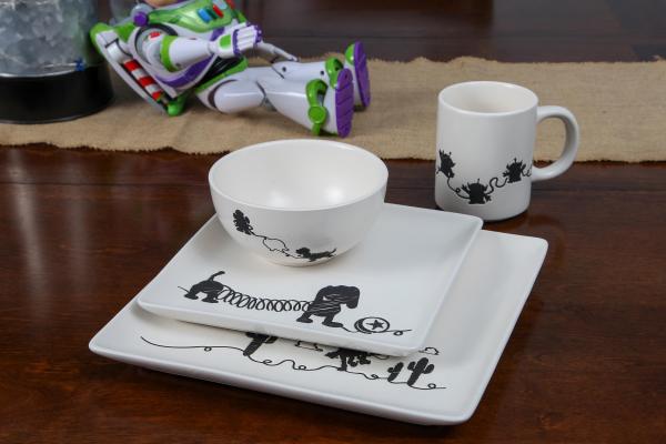 Toy Story Scribble Characters 4 Piece Dinnerware Set picture