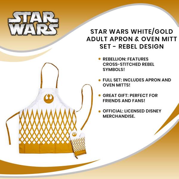 Star Wars Pinache Rebel Logo Apron & Oven Mitt Set picture