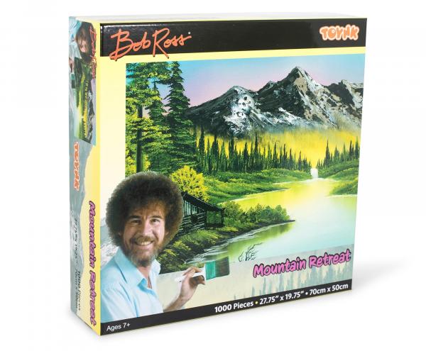 Bob Ross Mountain Retreat 1000 Piece Jigsaw Puzzle picture