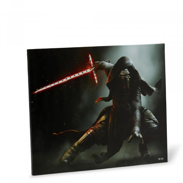 Start Wars 23.9"x19.9" Illuminated Canvas Wall Art: Kylo Ren picture