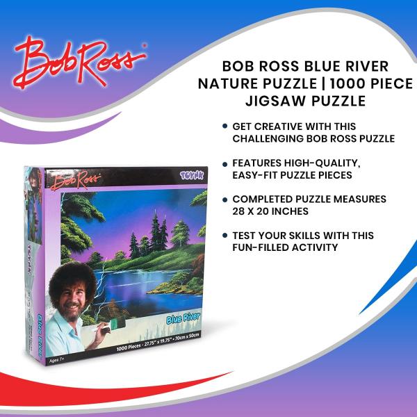 Bob Ross Blue River 1000 Piece Jigsaw Puzzle picture