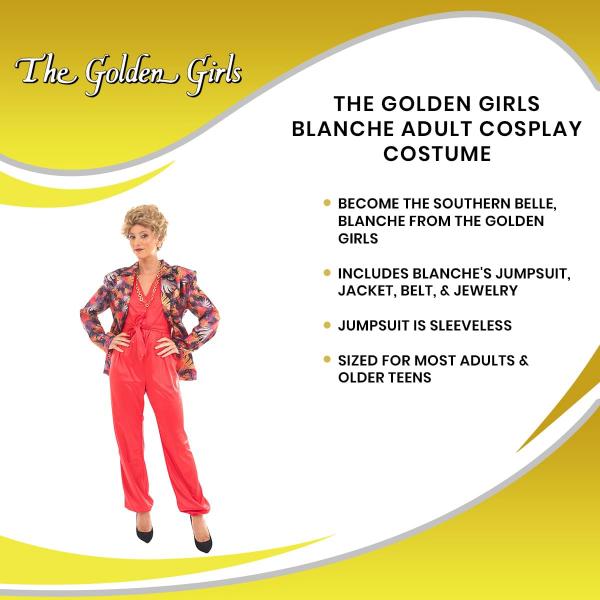 The Golden Girls Blanche Adult Cosplay Costume | Large picture