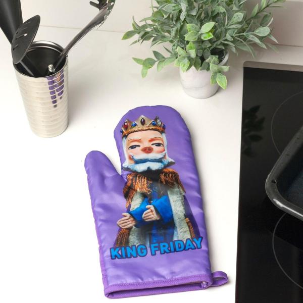 Mister Rogers Neighborhood King Friday Oven Mitt picture