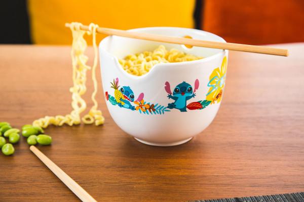 Lilo & Stitch Ramen Bowl With Chopsticks picture