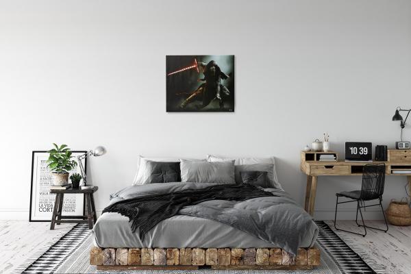 Start Wars 23.9"x19.9" Illuminated Canvas Wall Art: Kylo Ren picture