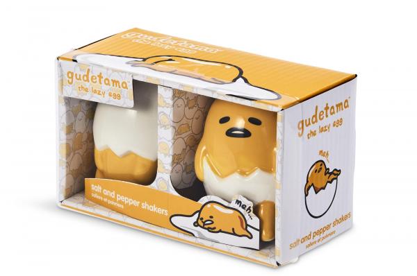 Gudetama The Lazy Egg Ceramic Salt and Pepper Shaker Set picture