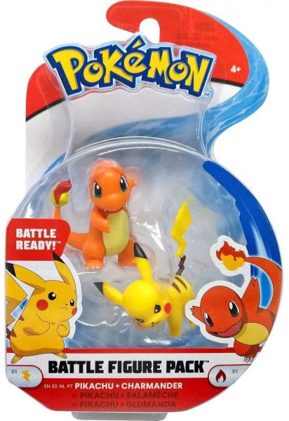 Pokemon 2 Inch Battle Figure Pack | Pikachu vs. Charmander picture