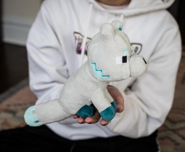 minecraft plush snow fox