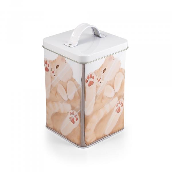 Cat in a Box 6 x 4 Inch Storage Tin w/ Lid picture