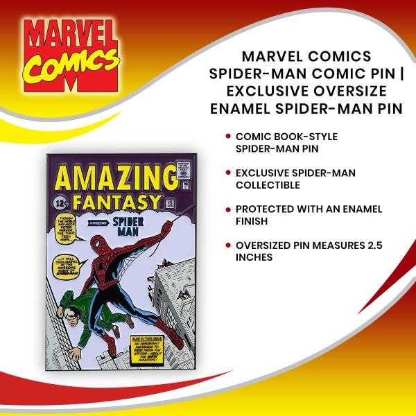 Marvel Spider-Man 1st Appearance Exclusive Enamel Pin picture