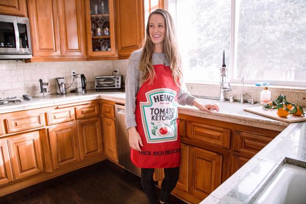 Heinz Tomato Ketchup Cooking Apron | One Size Fits Most Adults picture