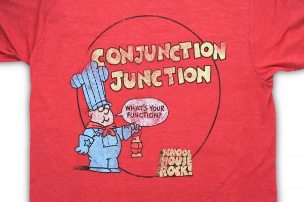 Schoolhouse Rock Conjunction Junction Adult T-Shirt | SM picture