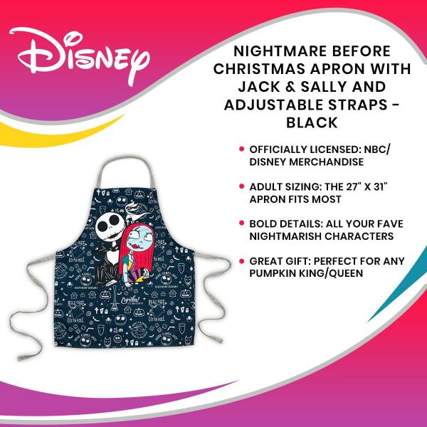 Nightmare Before Christmas Jack And Sally Apron picture