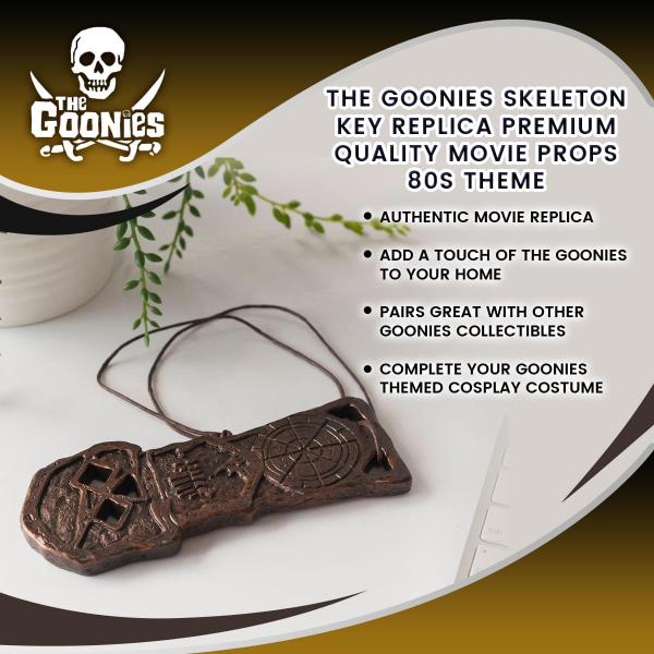 Goonies One Eye Willy Cooperbones 6" Key Replica picture