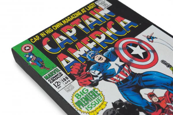 Marvel Comic Cover Canvas Wall Art | Captain America #100 picture