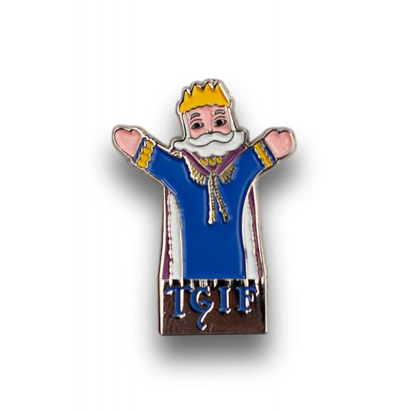 Mister Rogers King Friday TGIF Exclusive Enamel Pin picture