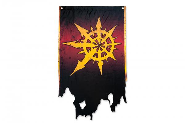 Warhammer 40K Chaos Logo 50x30 Inch Wall Banner picture