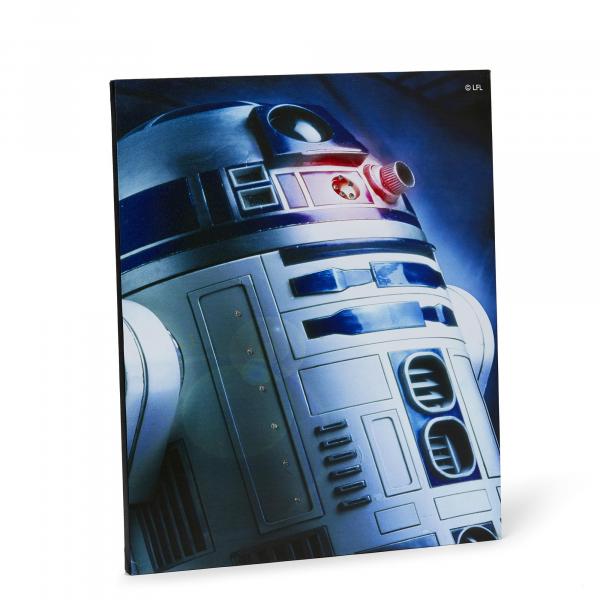 Start Wars 23.9"x19.9" Illuminated Canvas Wall Art: R2-D2 picture