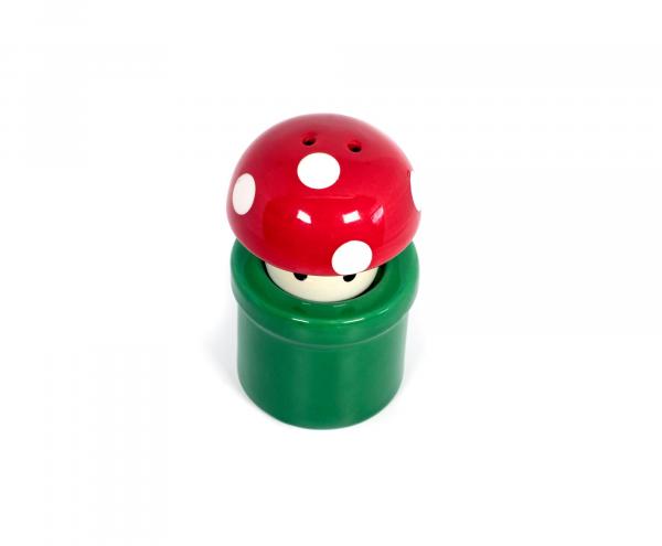 Super Mario Mushroom & Pipe Salt & Pepper Shakers picture