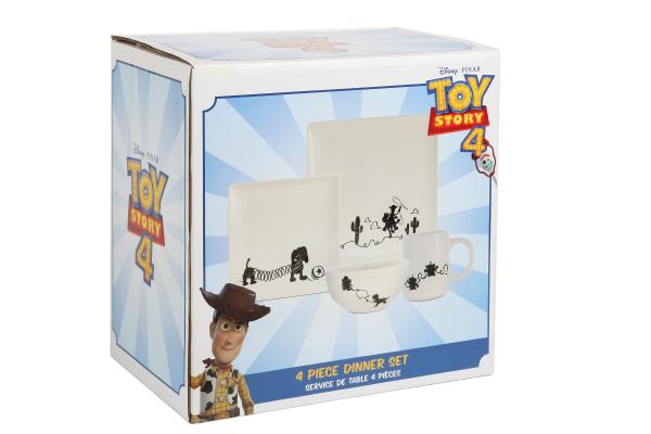 Toy Story Scribble Characters 4 Piece Dinnerware Set picture