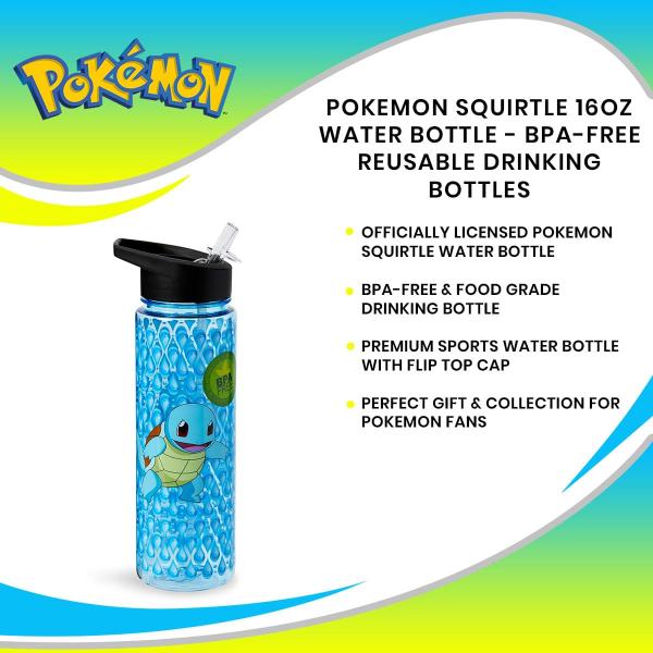 Pokemon Squirtle 16oz Water Bottle picture