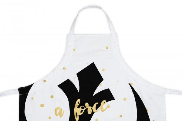 Star Wars "Force To Be Reckoned With" White Kitchen Apron picture