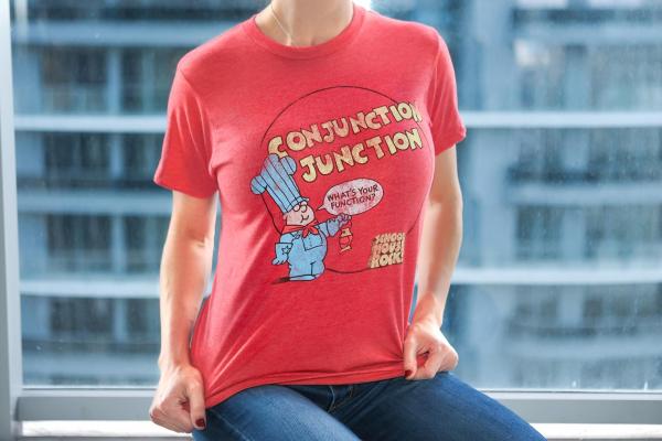 Schoolhouse Rock Conjunction Junction Adult T-Shirt | SM picture