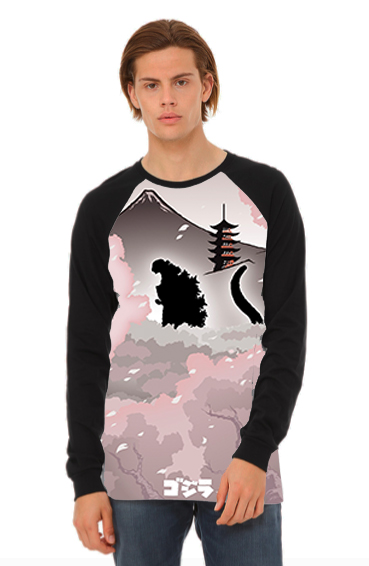 Godzilla Jersey Long Sleeve Shirt Exclusive