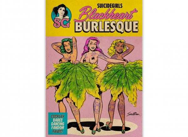 Cannabis Fan Girls Comic Poster