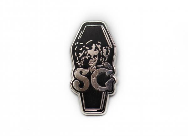 Coffin Enamel Pin