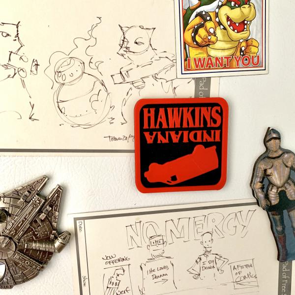 Hawkins Fridge Magnet picture