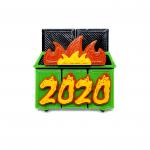 Dumpster Fire 2020 Pin